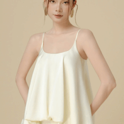 Áo Hai Dây Lụa Nữ Dáng Suông 2025 – Sang Trọng, Mát Mịn